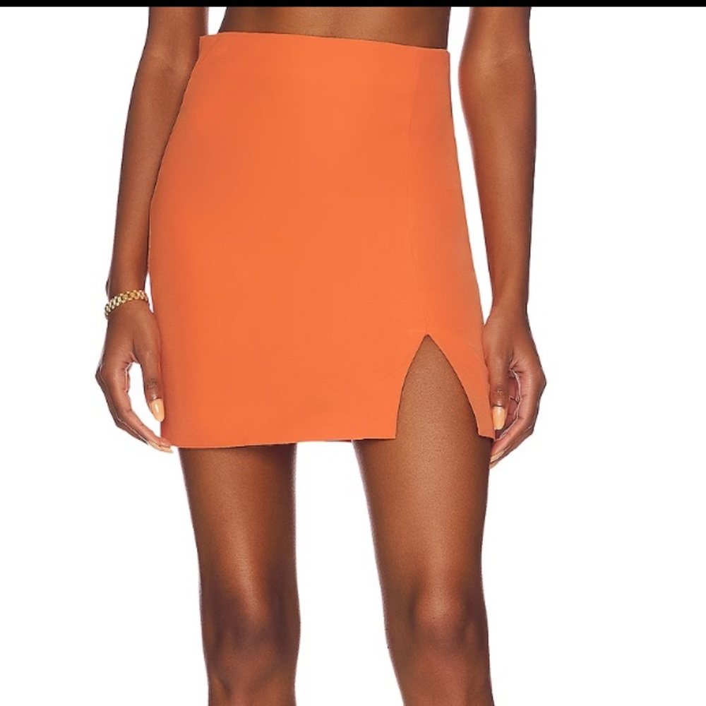 Athena Mini Skirt in Orange Fizz
Bardot